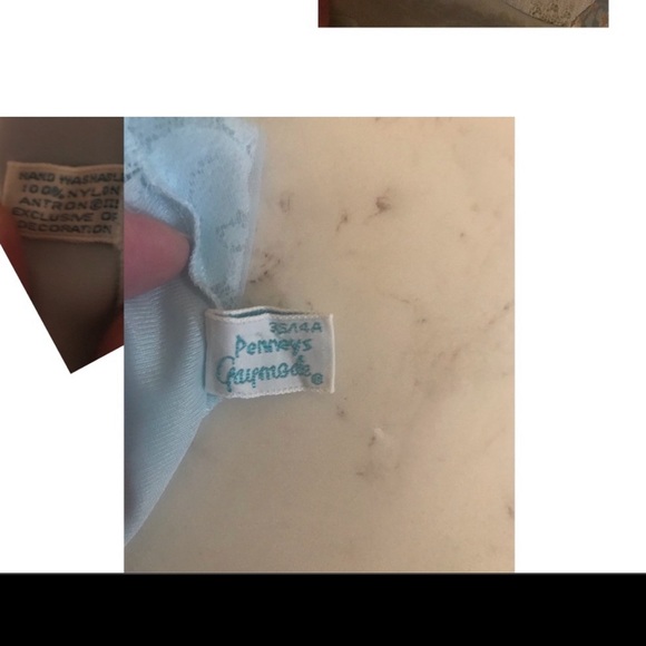 ♥️1960s True Vintage Philmaid Embroidered Pinup Nightie Slip Lingerie M♥️ - Picture 6 of 6